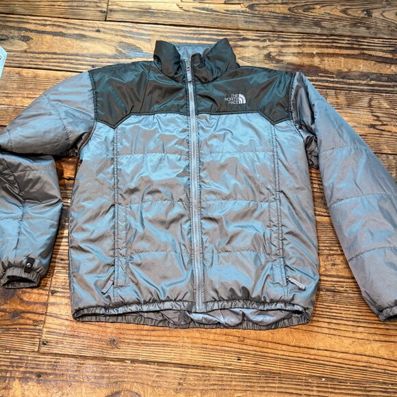 North Face HyVent Triclimate 3-IN-1 SKI JACKET Mens Large Black Gray Vintage Y2K - Picture 7 of 16